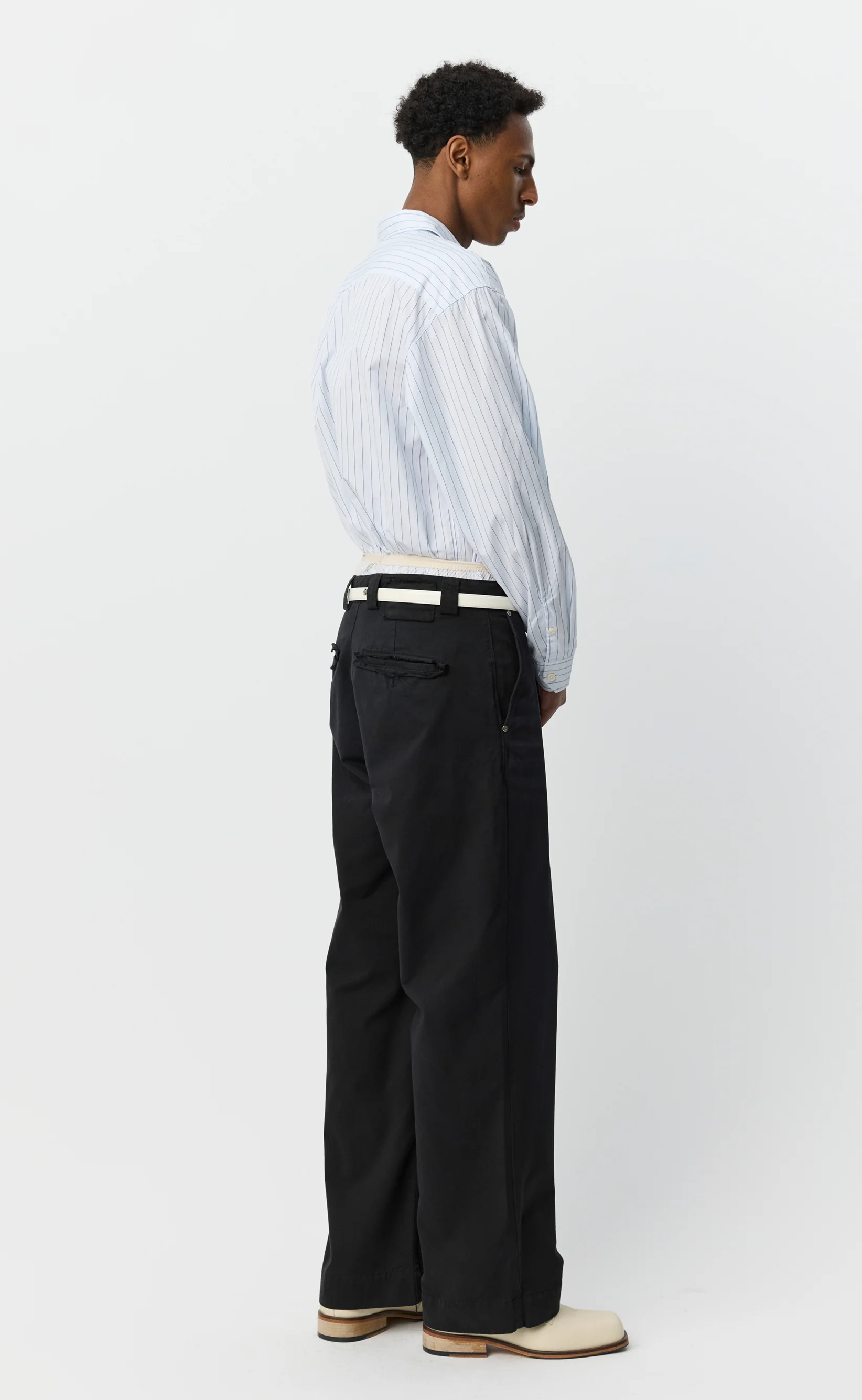 Commission Chino - Stonewashed Black - Image 3