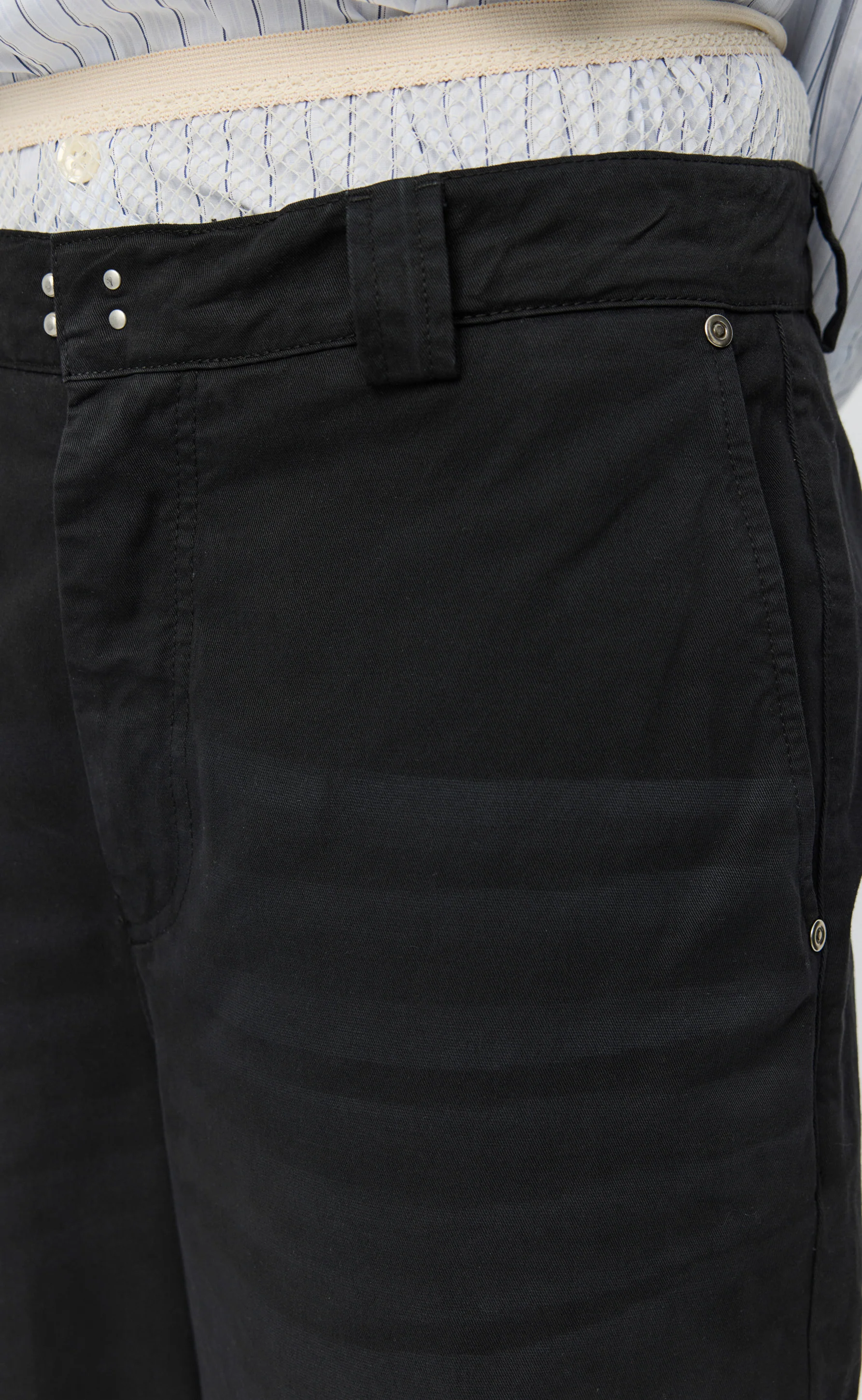 Commission Chino - Stonewashed Black - Image 4