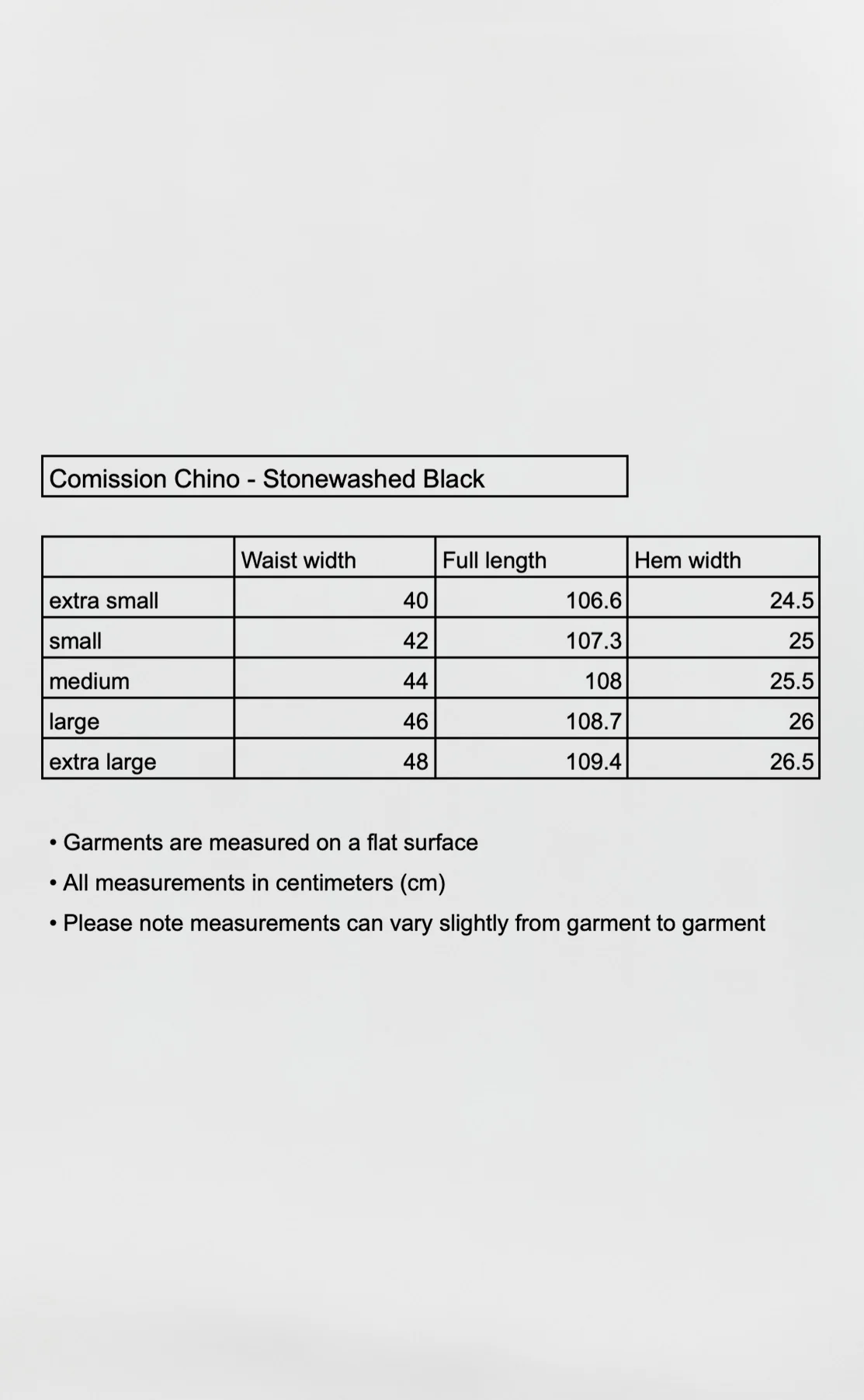 Commission Chino - Stonewashed Black - Image 6