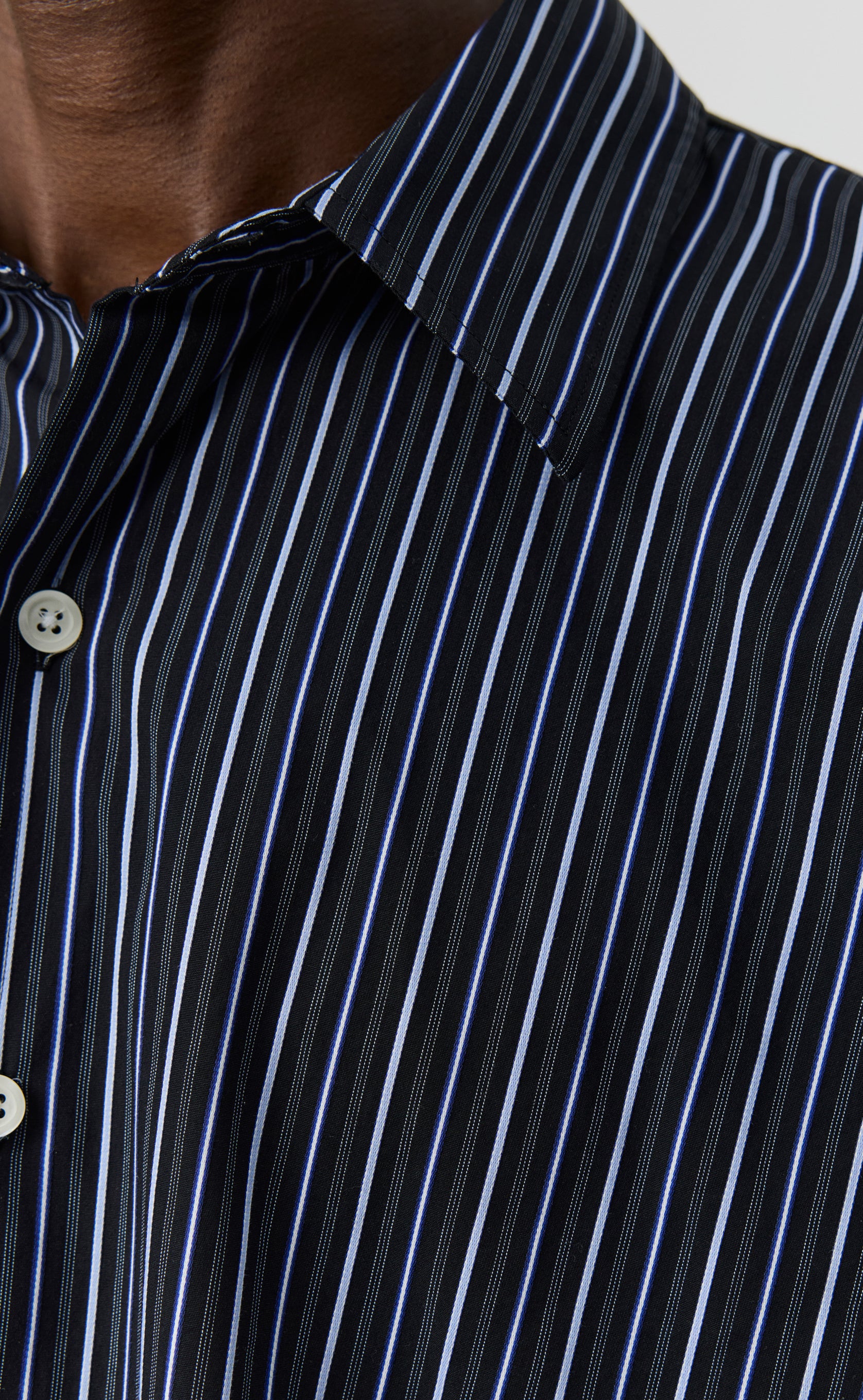 Exact Shirt - Black Office Stripe - Image 5