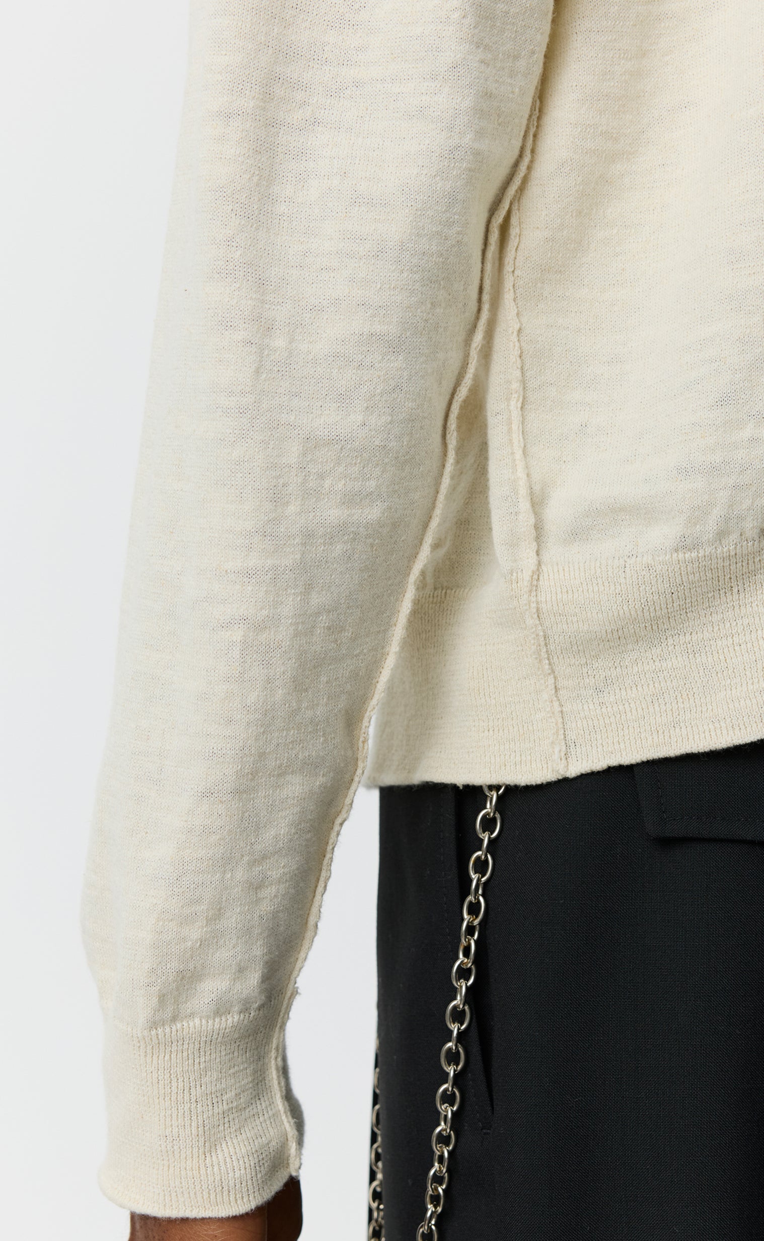 Formal Cardigan - Off White - Image 7
