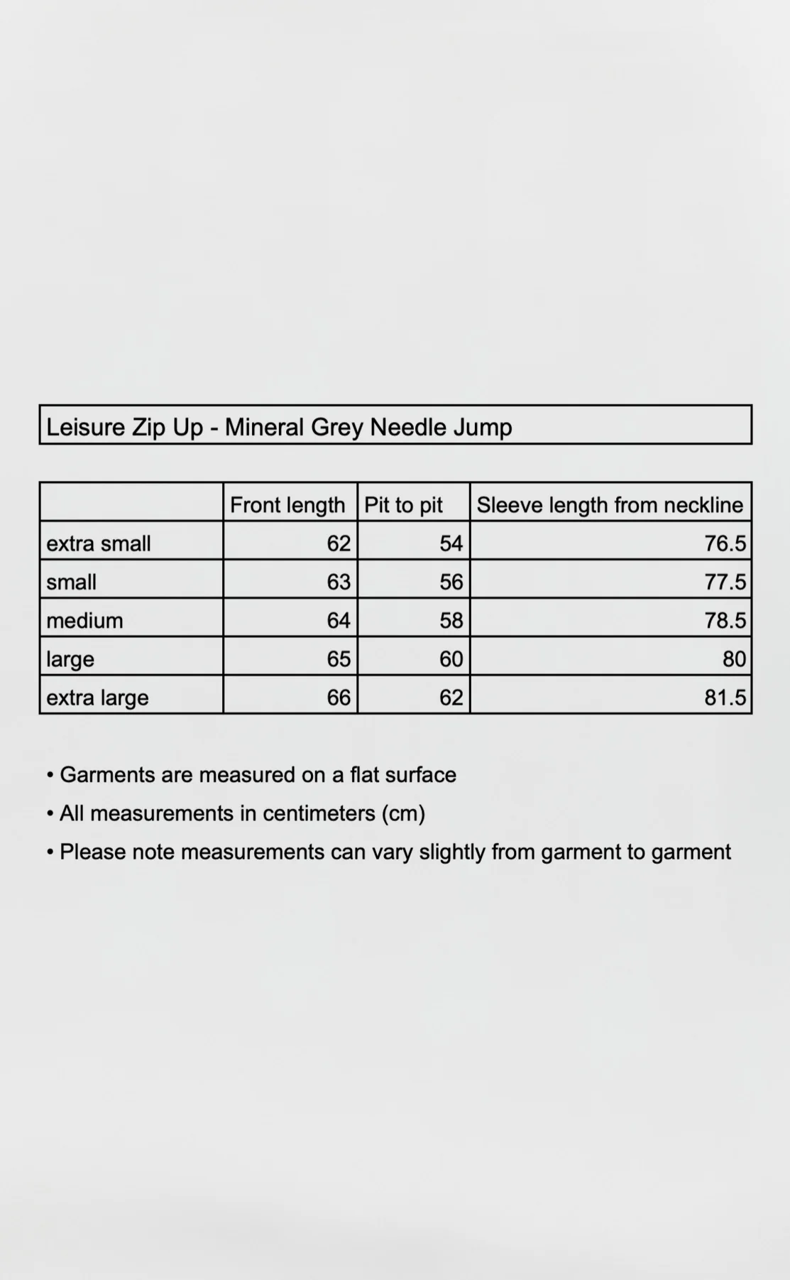 Leisure Zip Up - Mineral Grey Needle Jump - Image 6