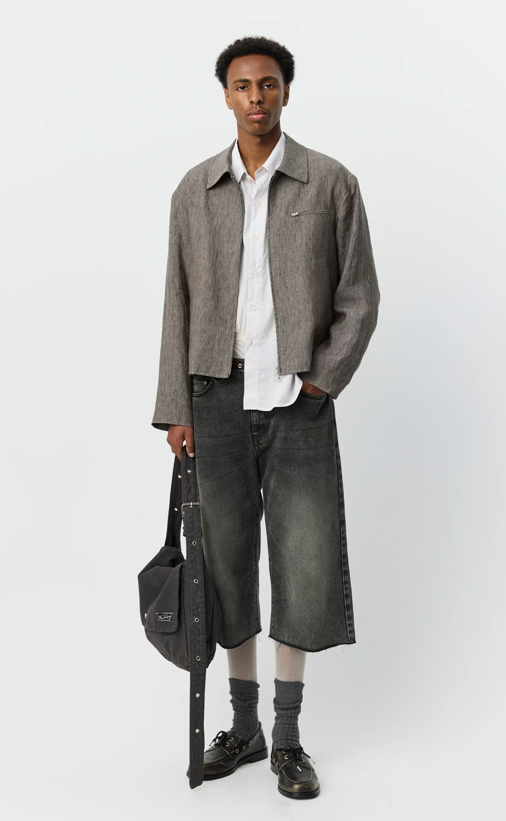 Letter Jacket - Muddy Linen
