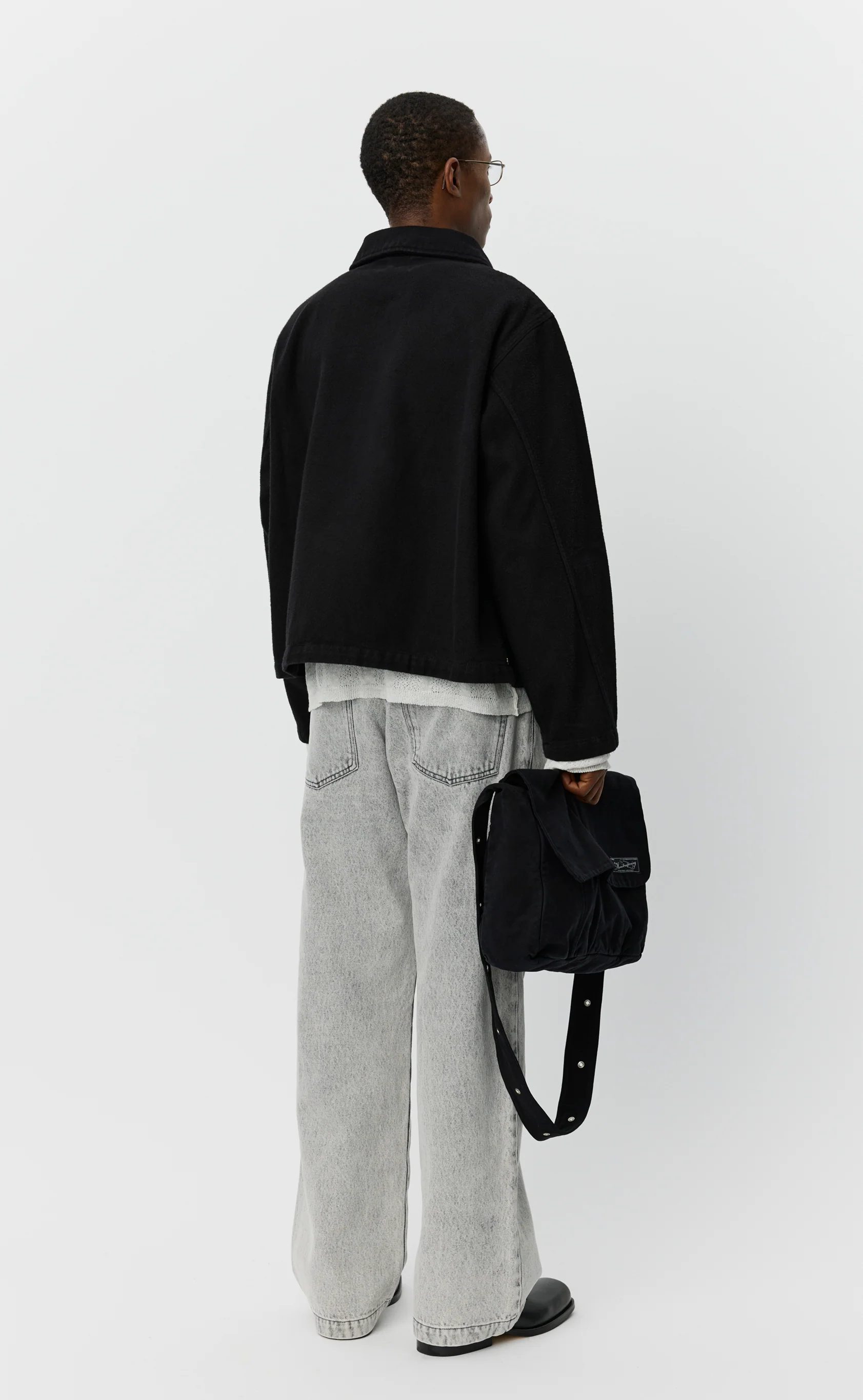 Painters Jacket  - Brushed Black - Image 3