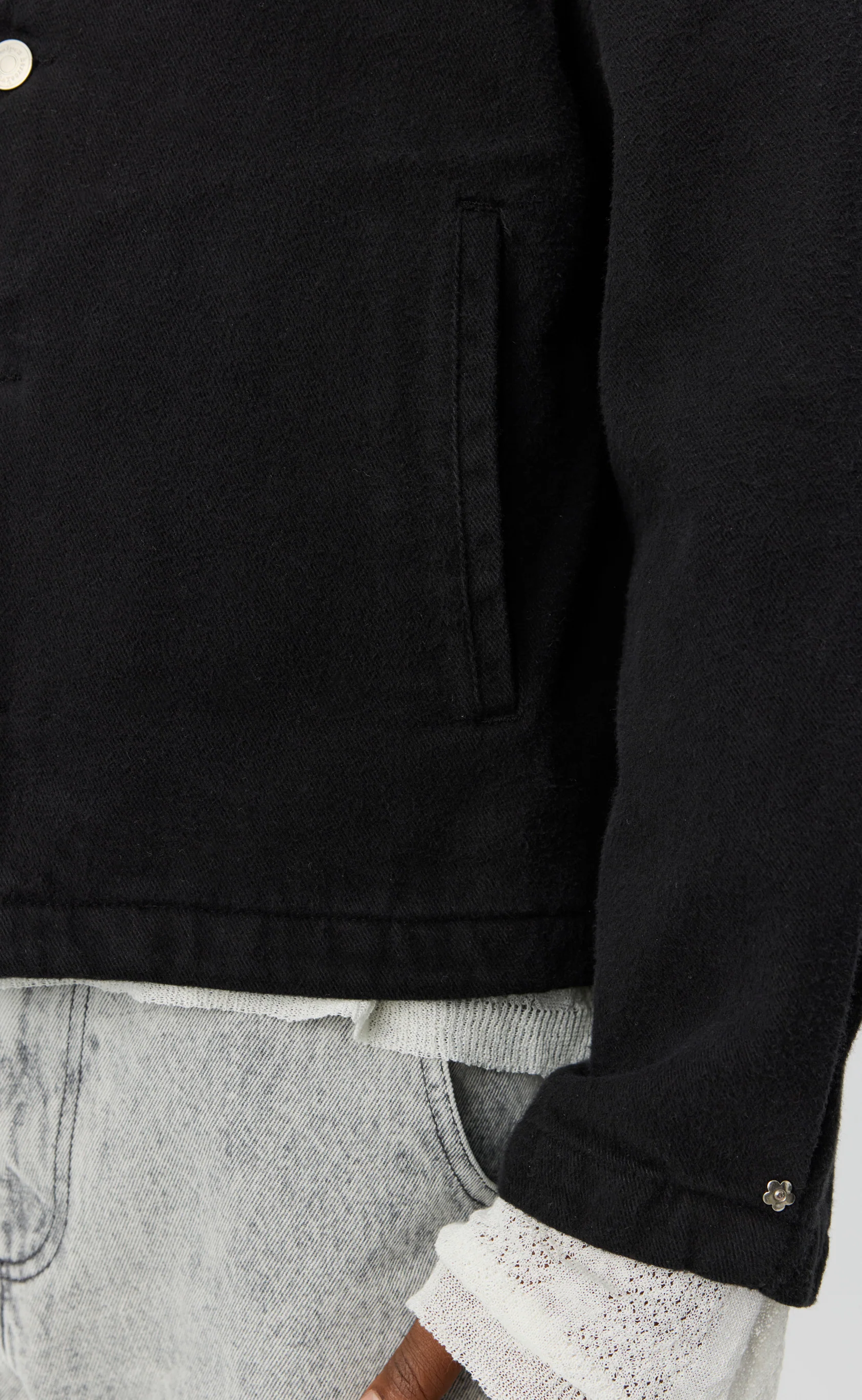 Painters Jacket  - Brushed Black - Image 6