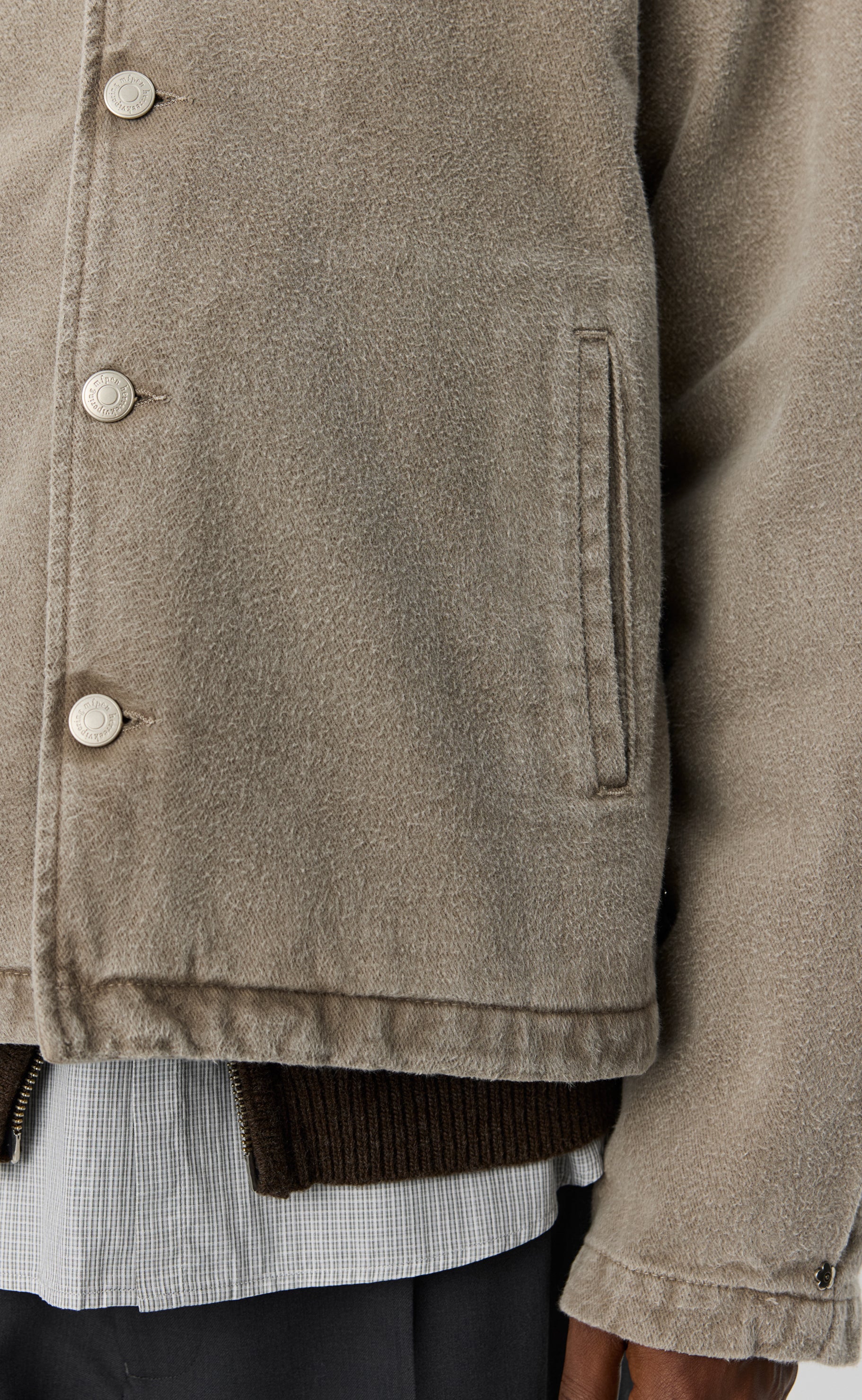 Painters Jacket - Brushed Mudstone - Image 7