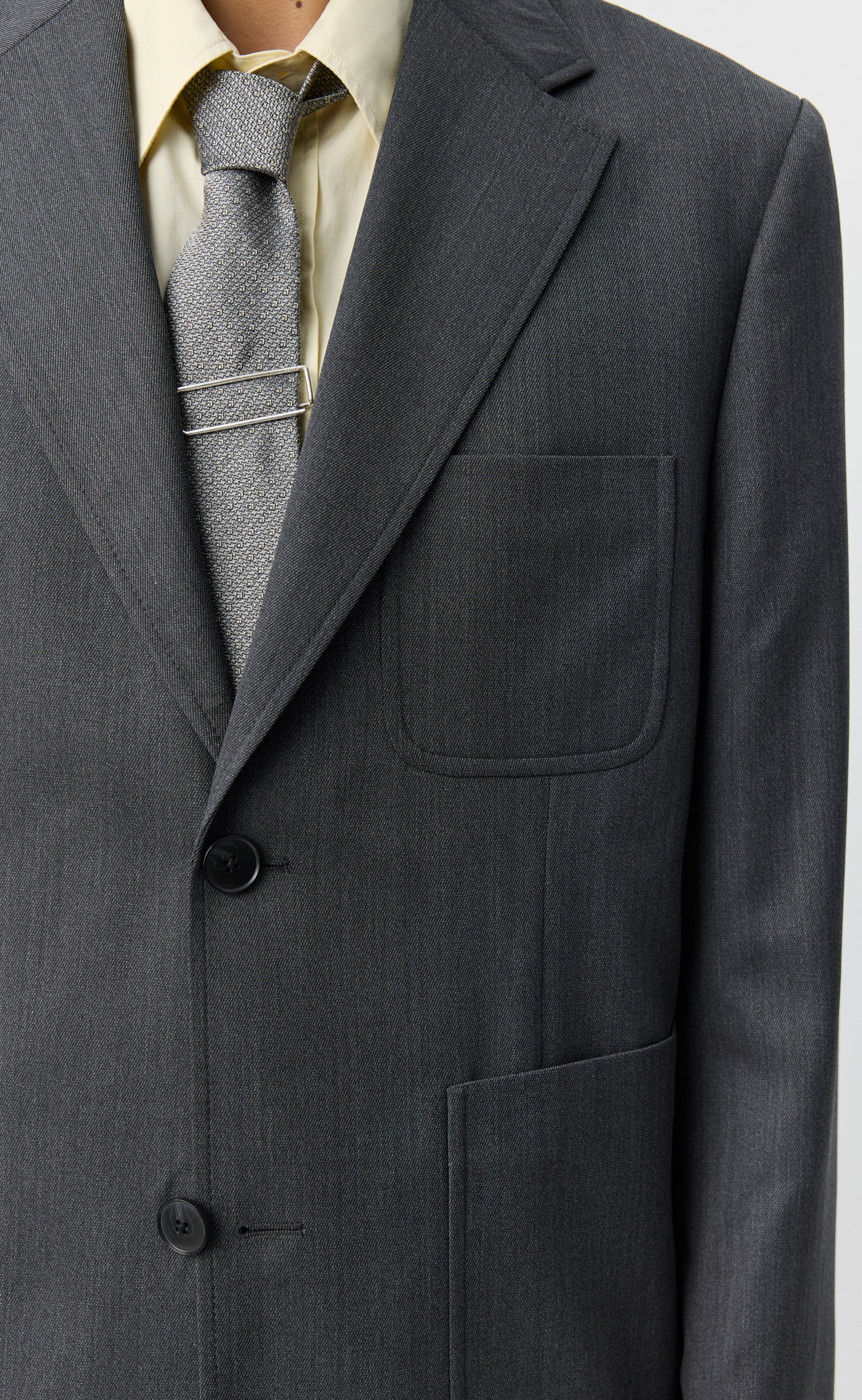 Patch Blazer - Vintage Grey - Image 7