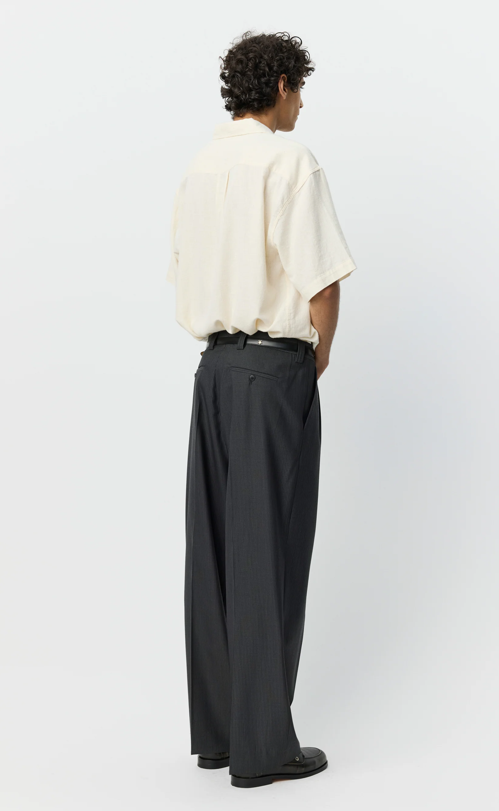 Classic Trousers - Dark Grey Stripe - Image 4