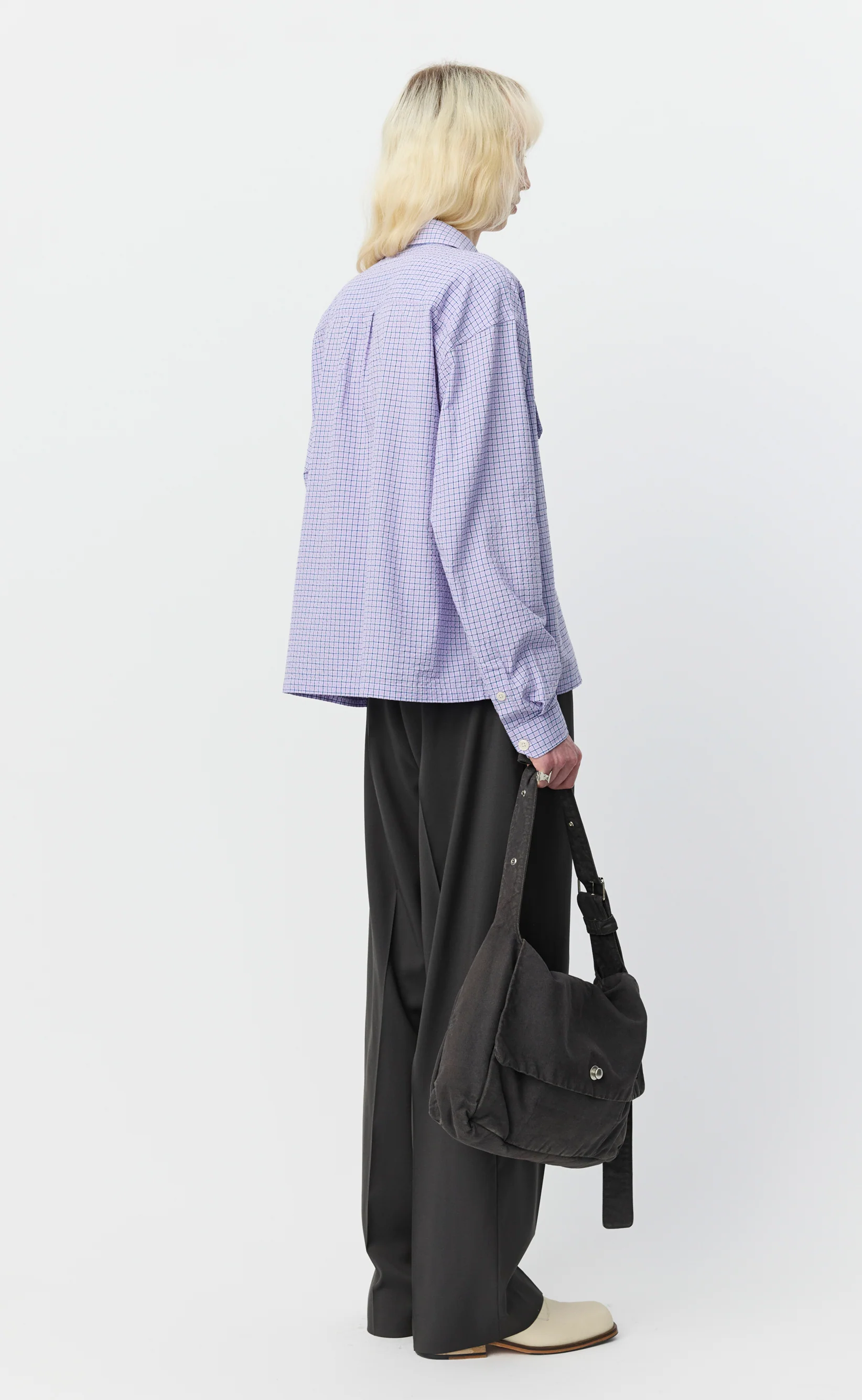 Preference Shirt - Lavender Check - Image 3