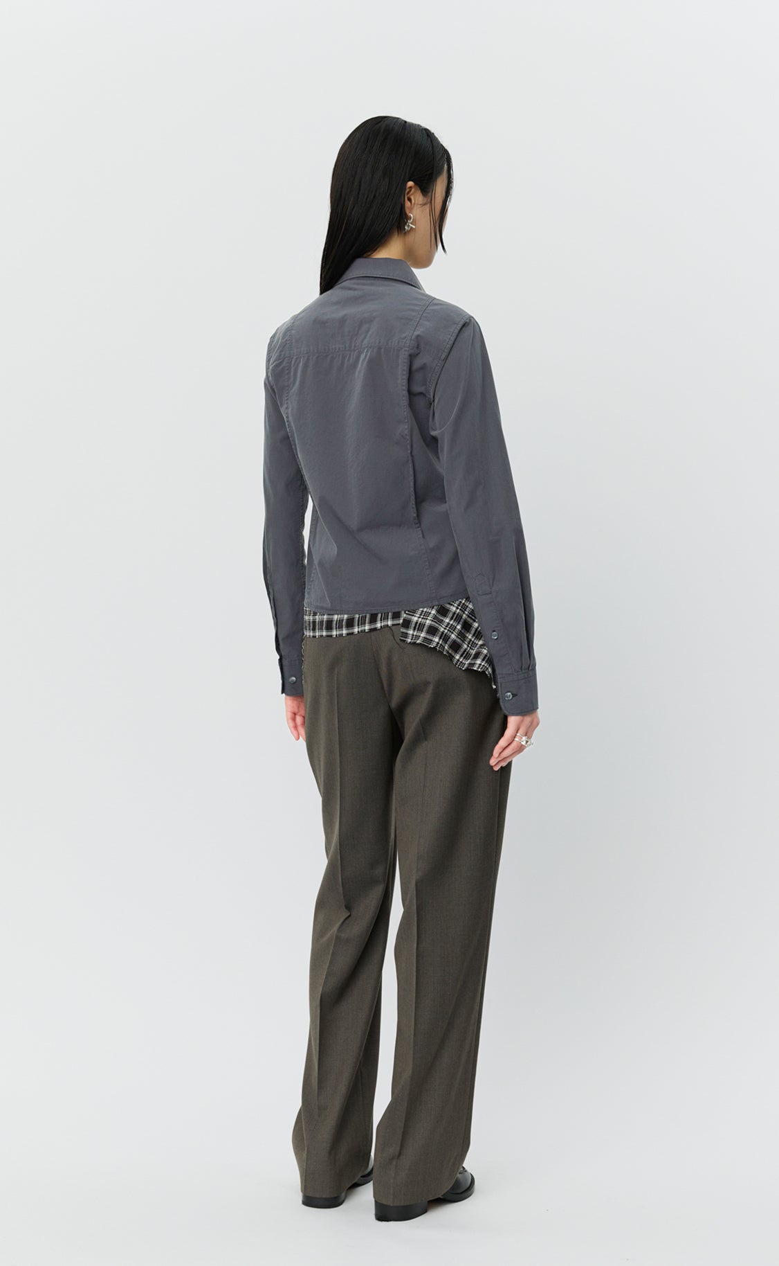 Readers Zip Shirt  - Washed Graphite - Image 3