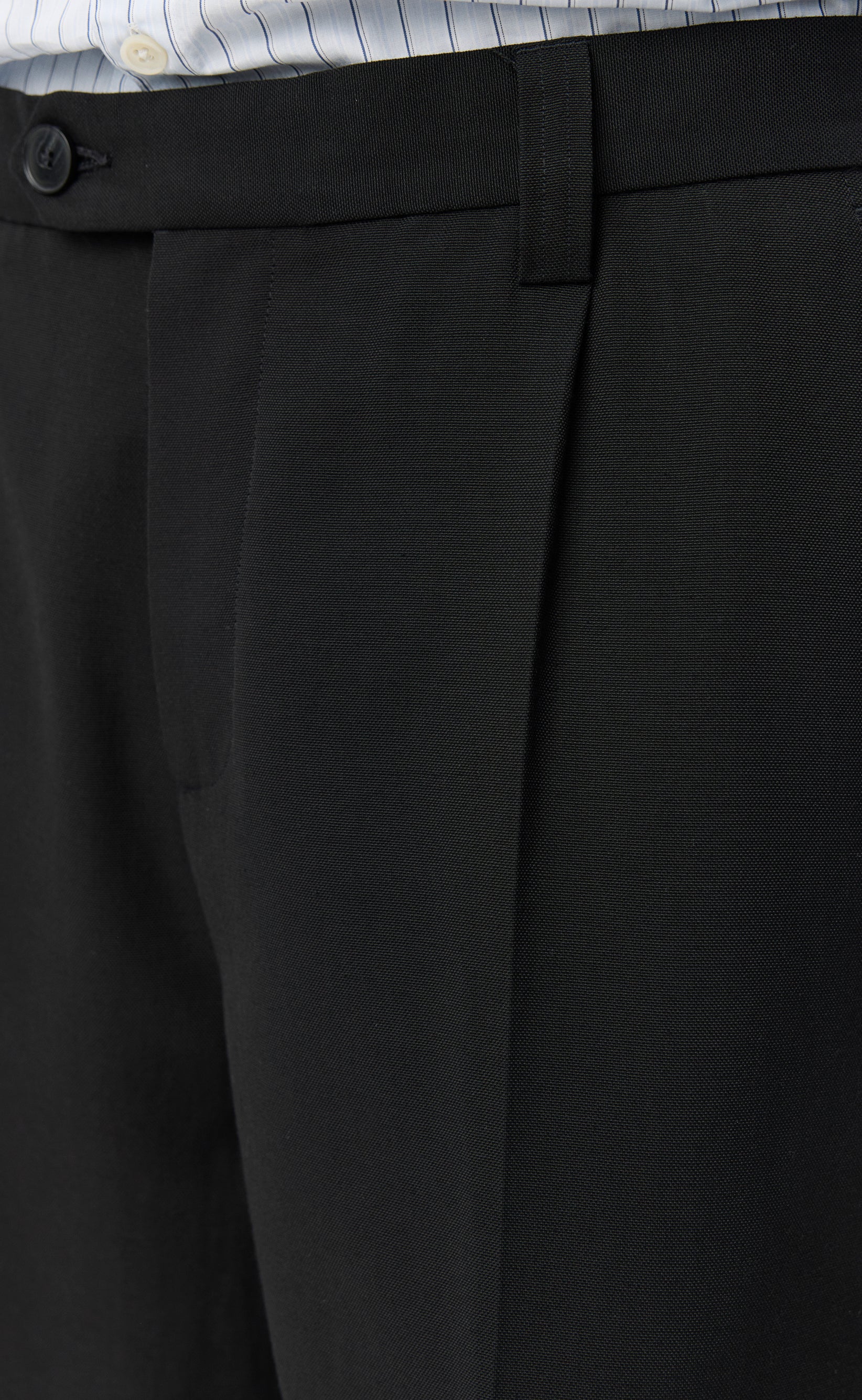 Service Trousers - Muted Black Cotton - Image 5
