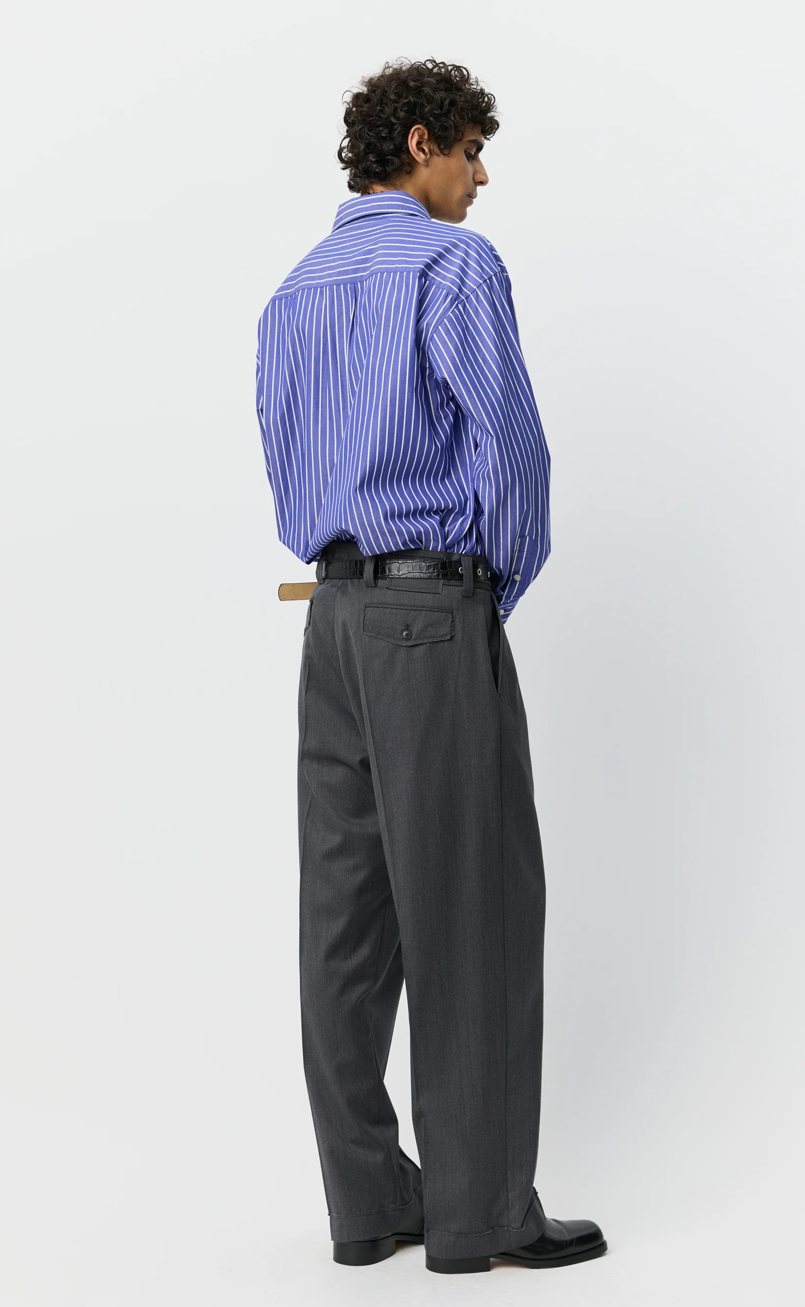 Patch Trousers - Vintage Grey - Image 3